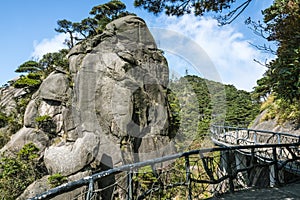 Sanqingshan mountain scenery