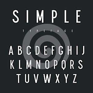 Sans serif font 001