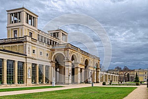 Sanssouci Royal Palace and Park in Potsdam. Ancient architecture of Germany