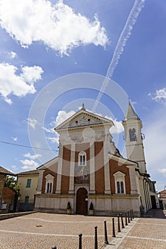 Sant Agata Fossili, Alessandria province, Italy: old church