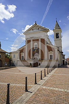 Sant Agata Fossili, Alessandria province, Italy: old church