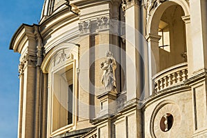 Sant& x27;Agnese in Agone church in Rome, Italy