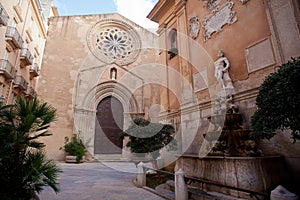 Sant'Agostino church and saturno photo