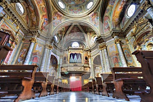 Sant Ambrogio church interior.