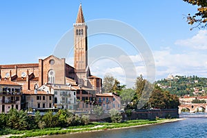 Sant Anastasia church in Verona city