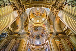 Dome in the Basilica of Sant`Andrea della Valle. Rome, Italy. photo