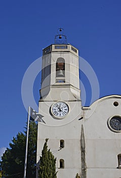 Sant Andreu de Vallgorguina church in the Valles Oriental region province of Barcelona, Catalonia, Spain