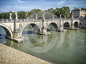 Sant'Angelo bridge in Rome