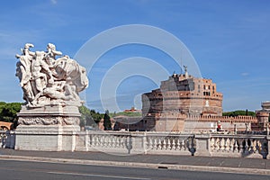 Sant Angelo Castle in Rome, Italy