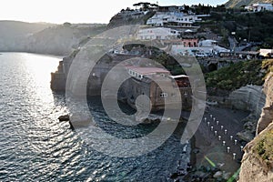 Sant`Angelo d`Ischia - Ristorante Lo Scoglio al tramonto