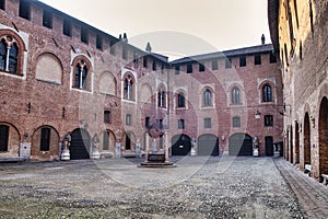 Sant`Angelo Lodigiano Italy: medieval castle