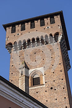 Castle of Sant`Angelo Lodigiano, Italy photo