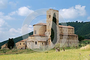 Sant Antimo near Montalcino, Tuscany