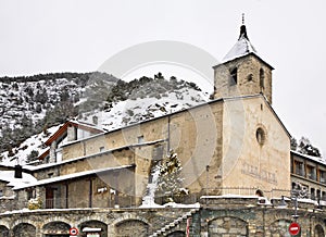 Sant Corneli and Sant CebriÃ  church Ordino. Andorra