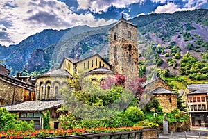 Sant Esteve church in Andorra la Vella photo