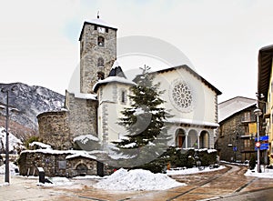 Sant Esteve church in Andorra la Vella. Andorra