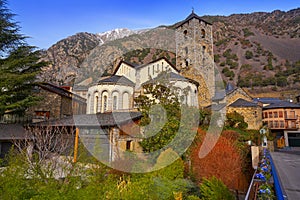 Sant Esteve church in Andorra la Vella photo