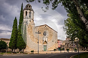 Sant Esteve monastery in Banyoles, Catalonia, Spain.