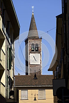 Sant Eustorgio, Paleochristian church in Milan, Italy photo