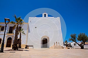 Sant Francesc Javier white church in Formentera photo