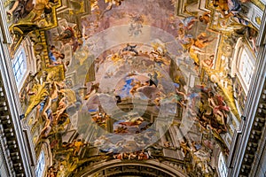 Sant Ignazio Church painted ceilings photo