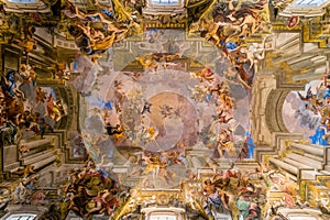 Sant Ignazio Church painted ceilings photo
