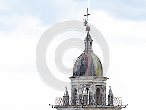 Sant ilario genoa church copper dome photo