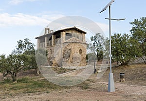 Sant Jaume de Sesoliveres hermitage, Igualada, province of Barcelona, Spain