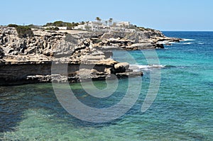 Sant Josep de Sa Talaia coast, Ibiza Island, Spain photo