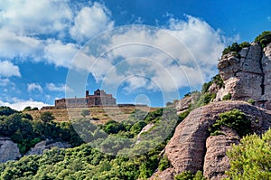 Sant Llorenc del Munt Monastery, Catalonia, Spain photo