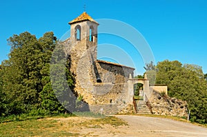 Sant Marti Church in Besalu, Spain