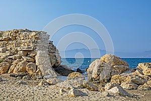 Sant Marti d\'Empuries (L\'Escala) beach on Costa Brava, Catalonia, Spain