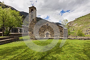 Sant Marti de la Cortinada Church in La Cortinada, Andorra