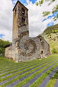 Sant Marti de la Cortinada Church in La Cortinada, Andorra