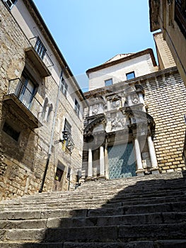 The Sant Marti Sacosta Church in Girona, SPAIN