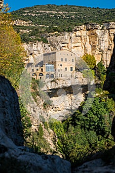 Sant Miquel del Fai in Barcelona, Catalonia, Spain.