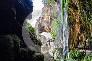 Sant Miquel del Fai in Barcelona, Catalonia, Spain.