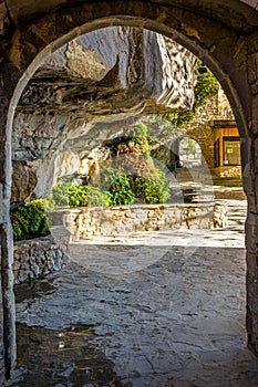 Sant Miquel del Fai in Barcelona, Catalonia, Spain.