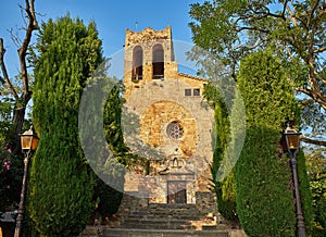 Sant Pere de Pals church. Girona, Spain.