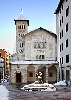 Sant Pere Martir church in Andorra la Vella. Andorra photo