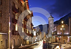 Sant Pere Martir church in Andorra la Vella. Andorra photo