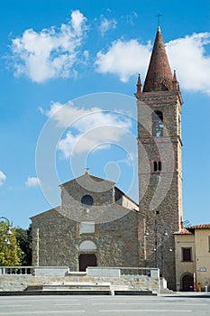 Sant'Agostino church in Arezzo Tuscany Italy photo