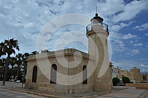 Santa Anna Lighthouse in Roquetas de Mar