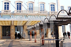 Santa Apolonia Train station, Lisbon, Portugal