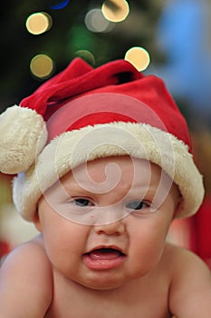 Santa Baby FAce Cranky