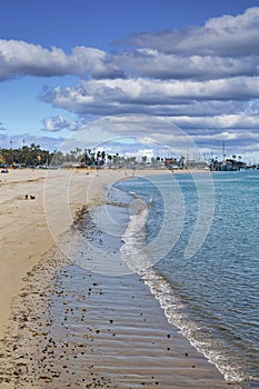 Santa Barbara Beach and Nice Sky