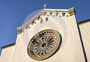 Southern transept of Our Lady of Sorrows church, Santa Barbara, CA, USA photo