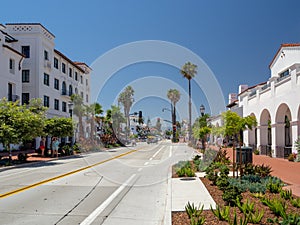 Santa Barbara, California, USA: central coast, Pacific ocean beach, tourist and resort destination