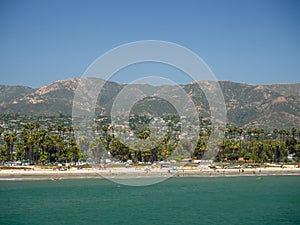 Santa Barbara, California, USA: central coast, Pacific ocean beach, tourist and resort destination