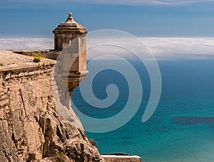 Santa Barbara Castle in Alicante, Spain